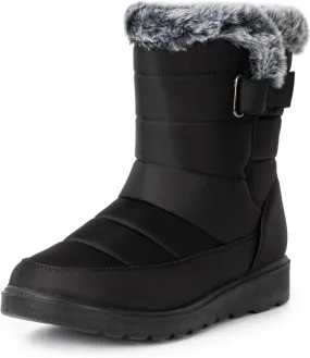 Alpine Swiss Lexie Womens Snow Boots Waterproof Faux Fur Warm Winter Comfortable Booties