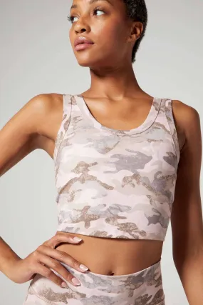 Anna Cropped Tank Blush Cascade Camo