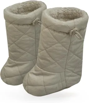 Baby Trapper Hat Toddler Winter Cold-Weather Hat Little Boys Girls Ear Flap Beanie Bootie Set