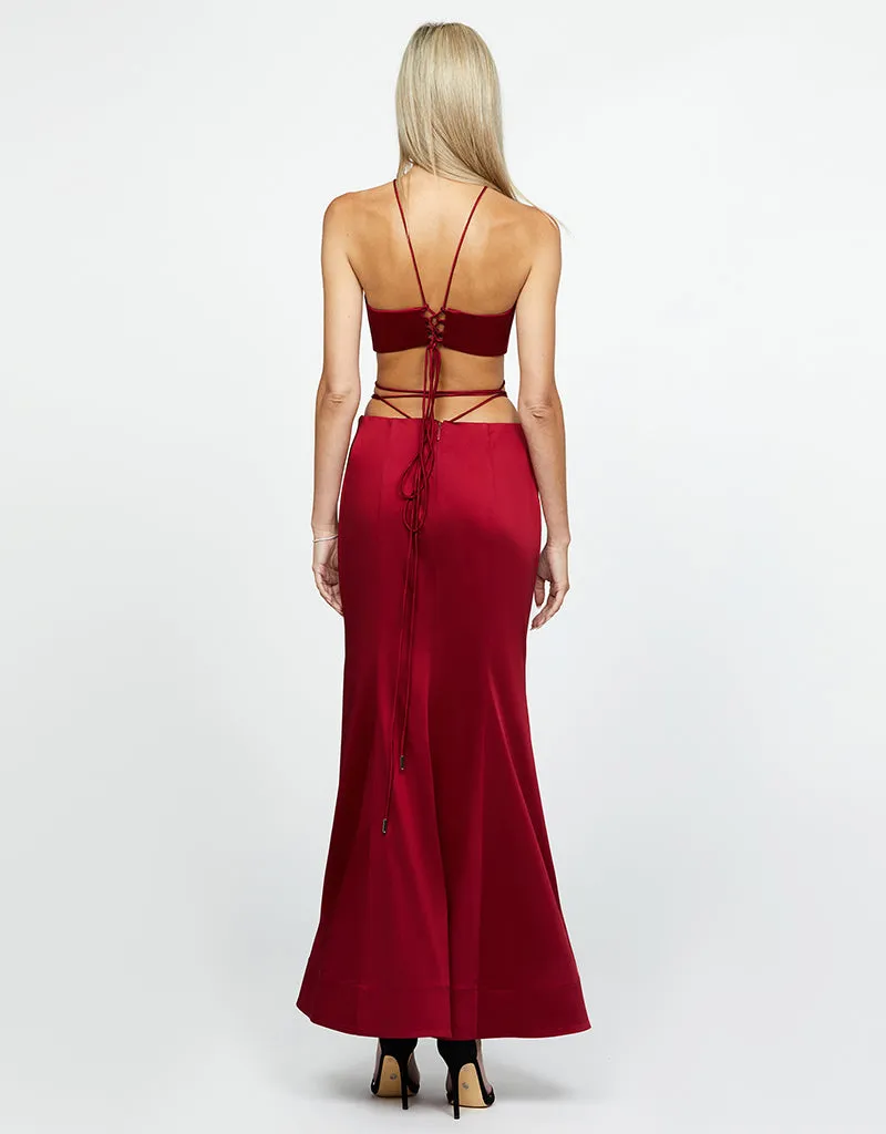 INTY TWO PIECE STRAPPY GOWN B67D29L