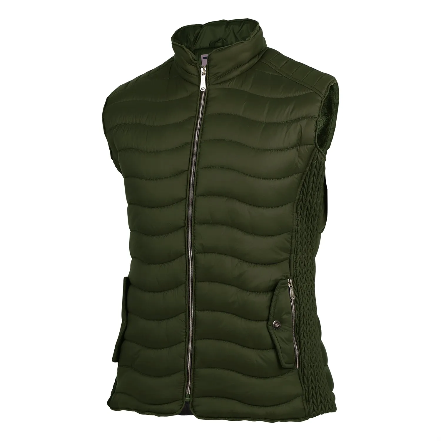 Lee Hanton LV1701 Sleeveless Insulated Sherpa Puffer Vest