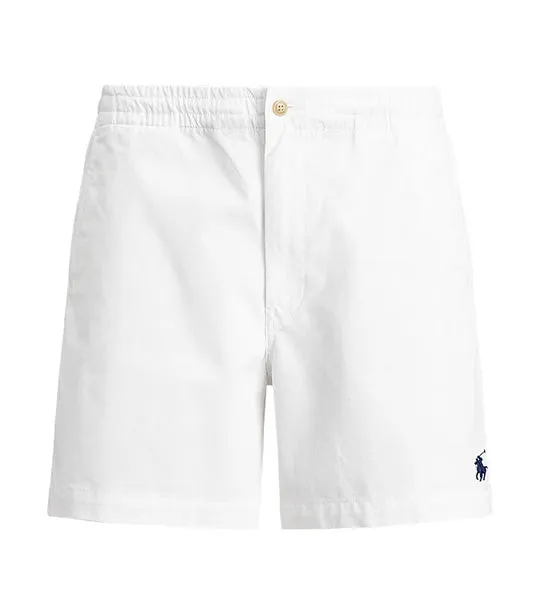 Men's Polo Prepster 6in Stretch Chino Shorts White