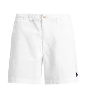 Men's Polo Prepster 6in Stretch Chino Shorts White