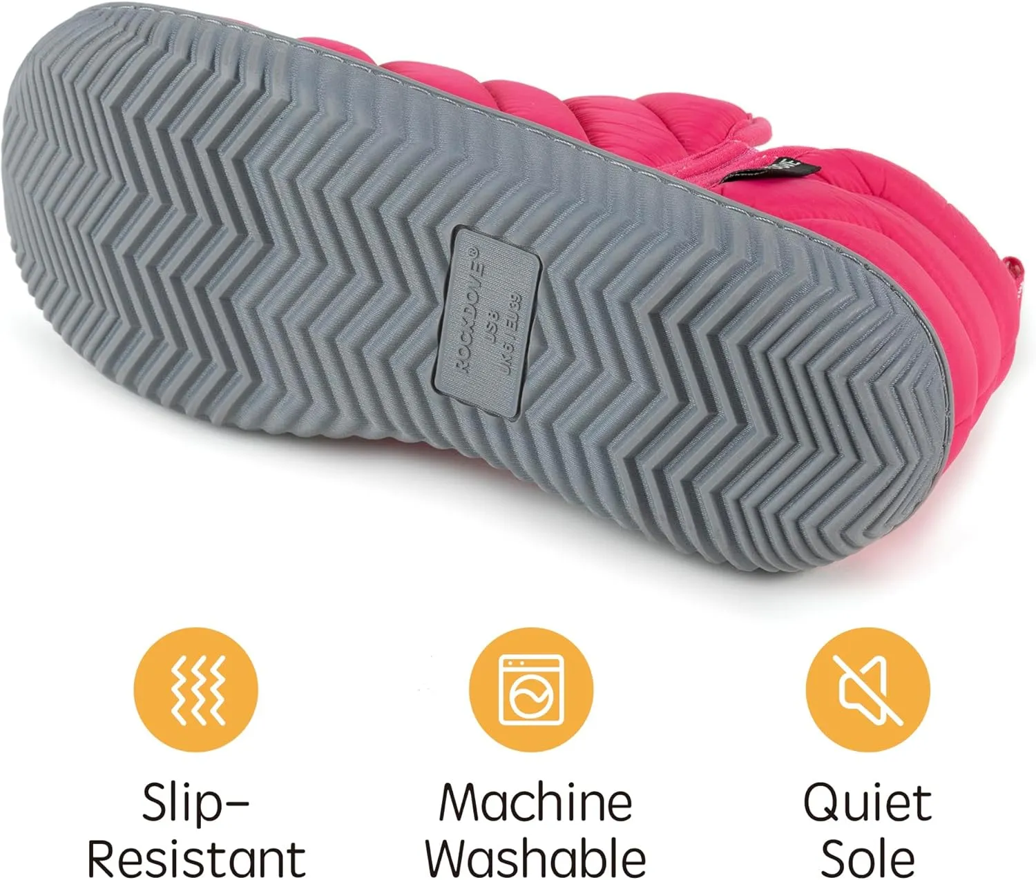 RockDove Women's Alpinz Puffer Bootie with Indoor Outdoor Sole