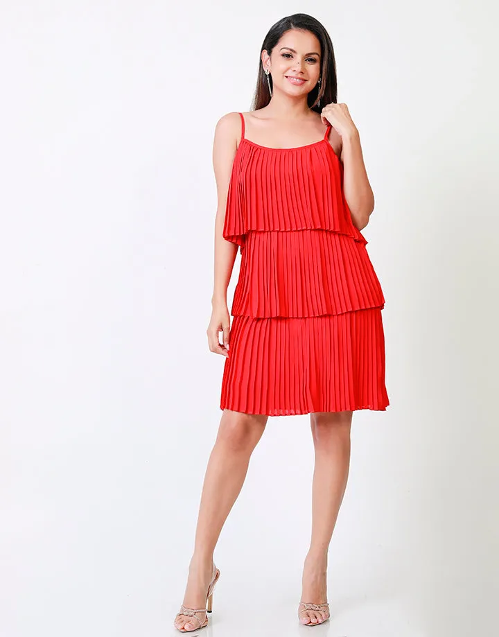 Strappy Tiered Dress