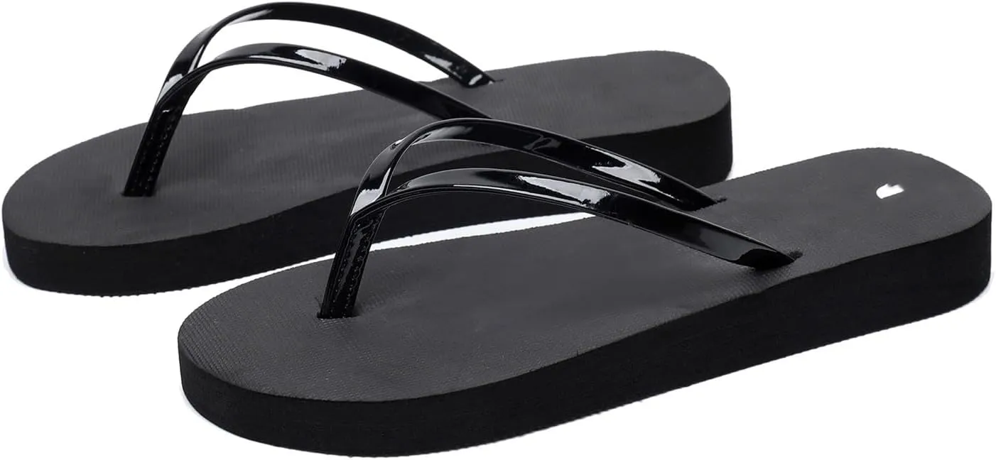 Women Shoes Flat Flip Flops Fashionable Soft Sole Outdoor Beach Flip Flops Women Slippers Memory Foam Furry