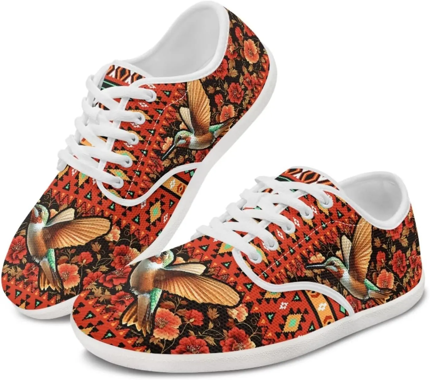 Women's Hummingbird Running Sneaker Leisure Dance Shoes Business Loafers Flats Walking Sneakers