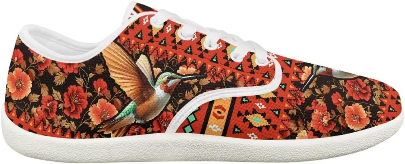 Women's Hummingbird Running Sneaker Leisure Dance Shoes Business Loafers Flats Walking Sneakers